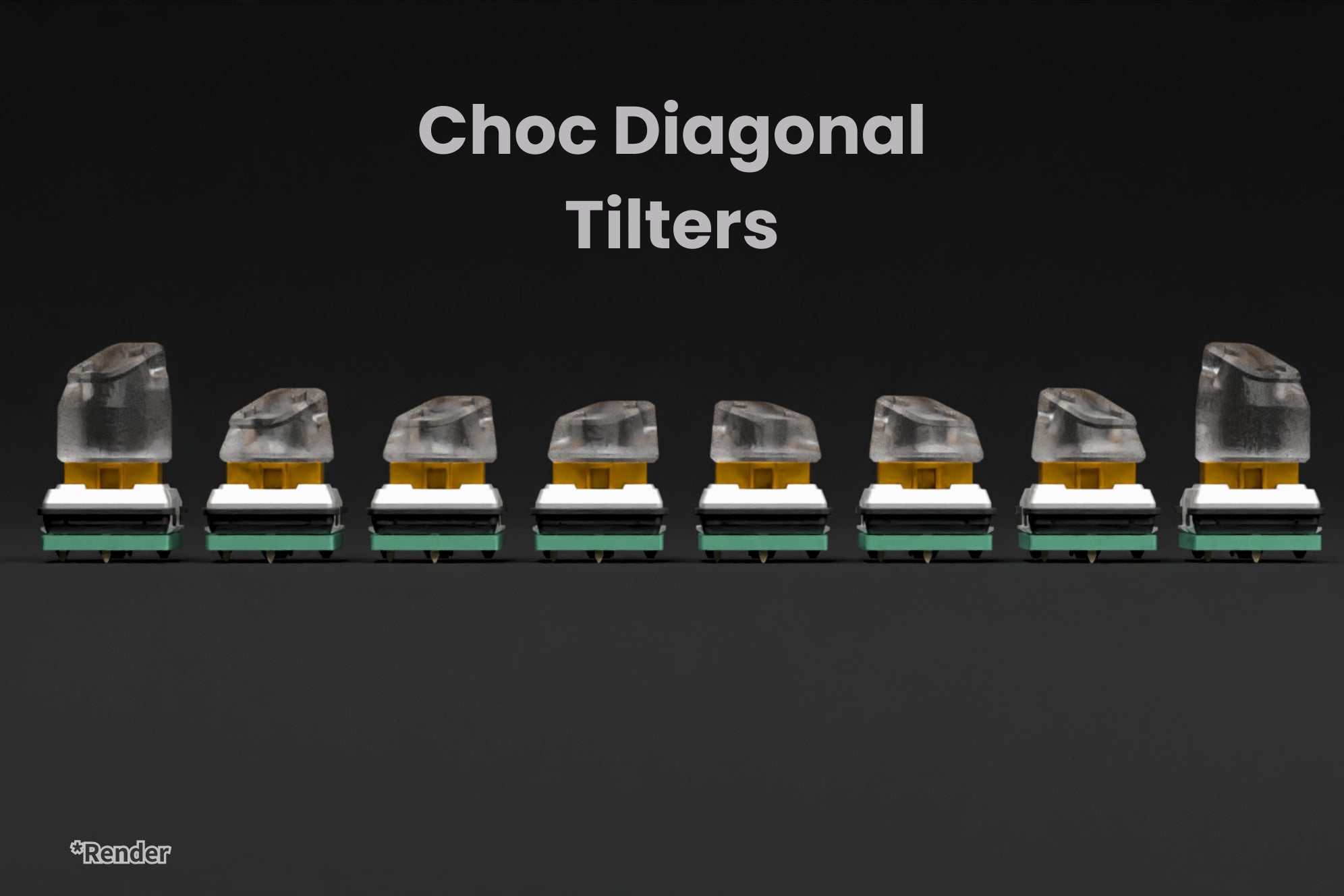 Choc V1 Diagonal Tilters (10 Pack)