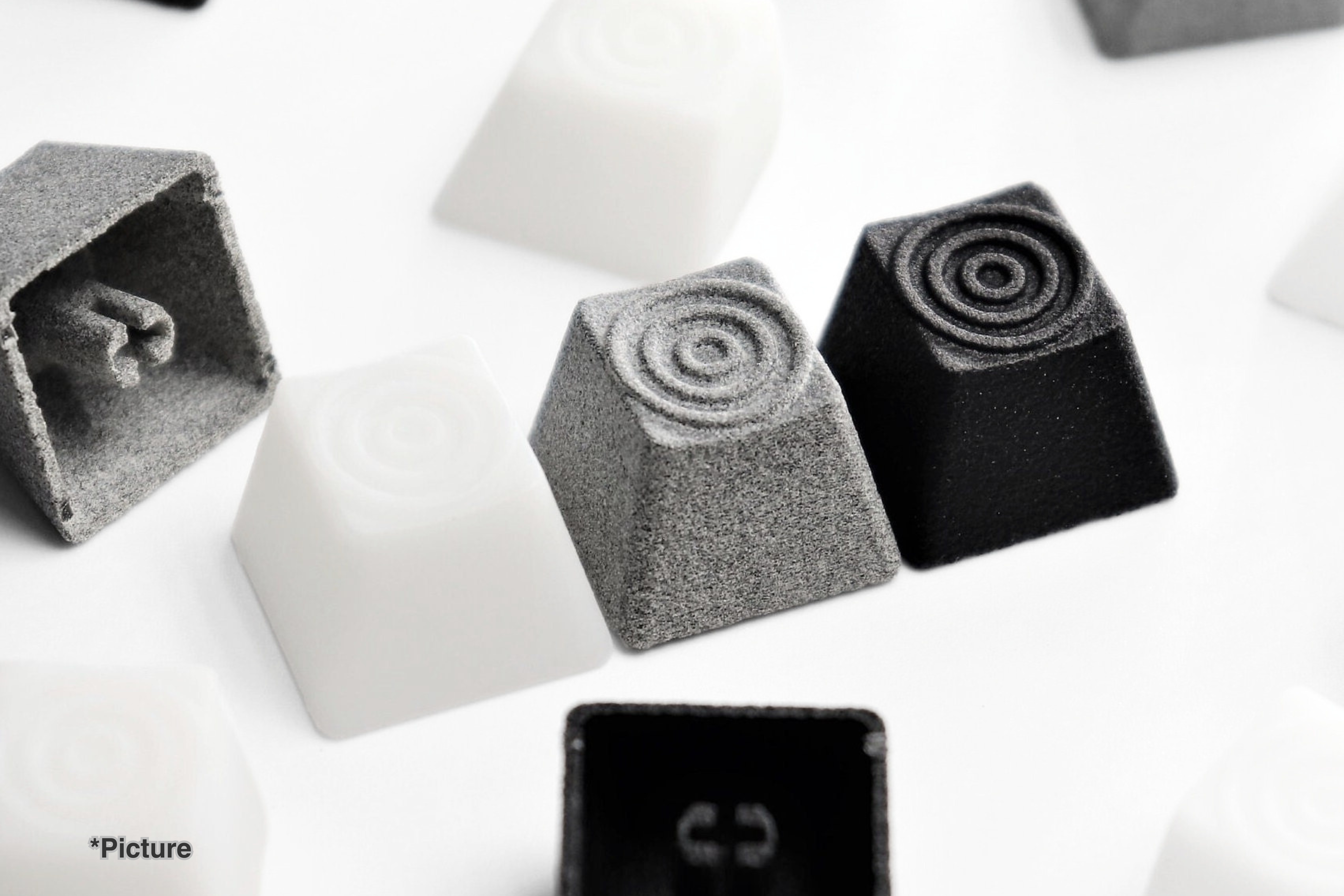 Different Variation of OEM Ripple Keycaps for Mechanical Keyboard