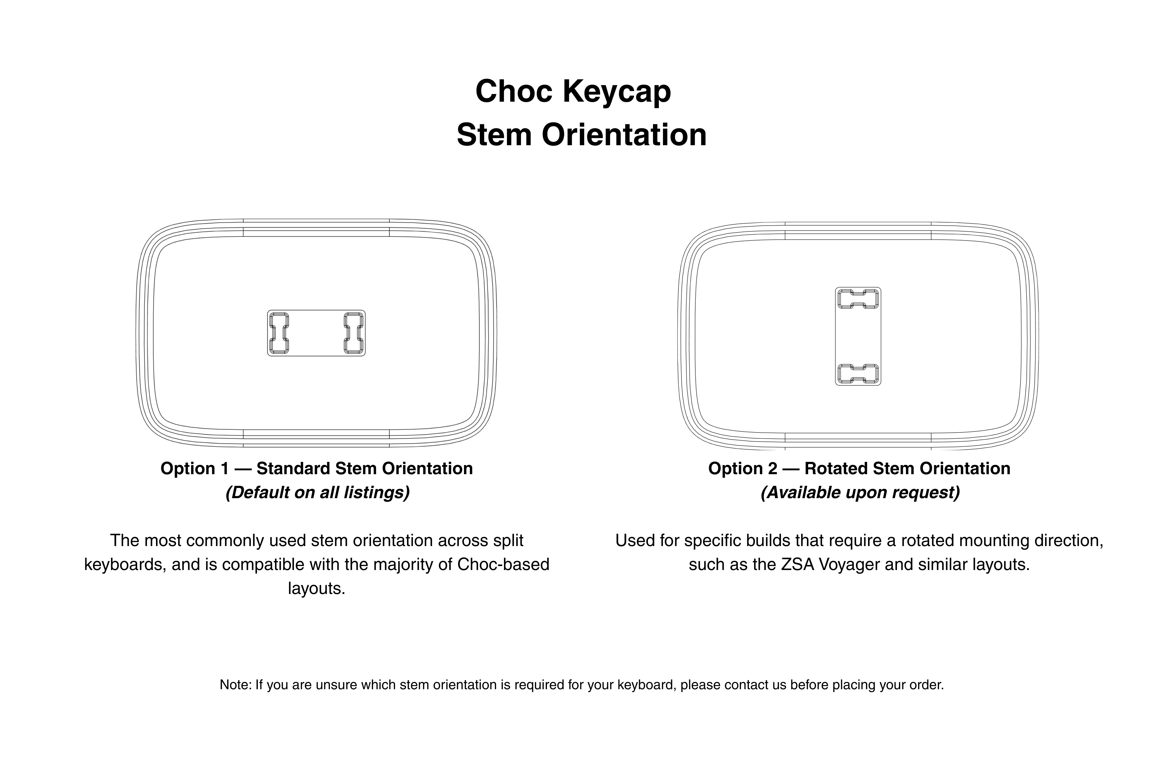 Choc V1 Lame Keycap Set