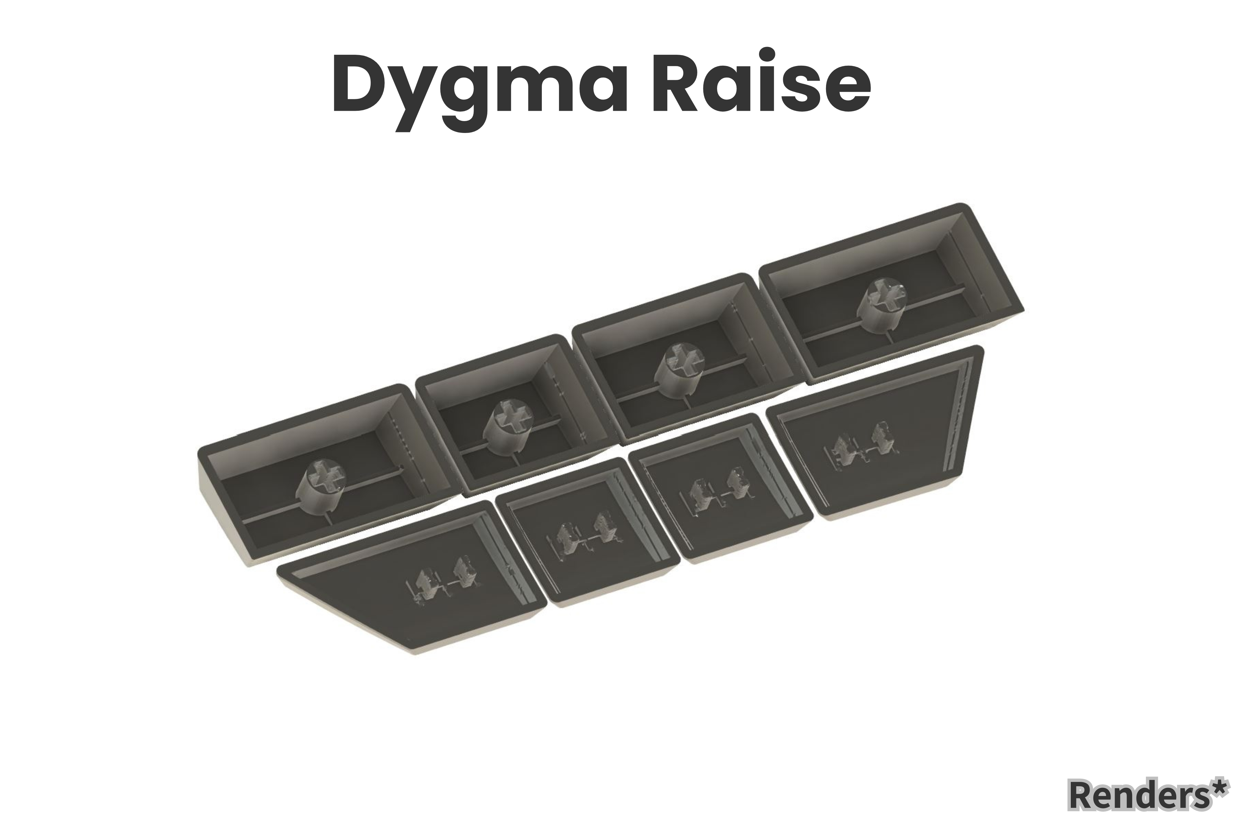 Dygma Raise Thumb Cluster Keycap Set