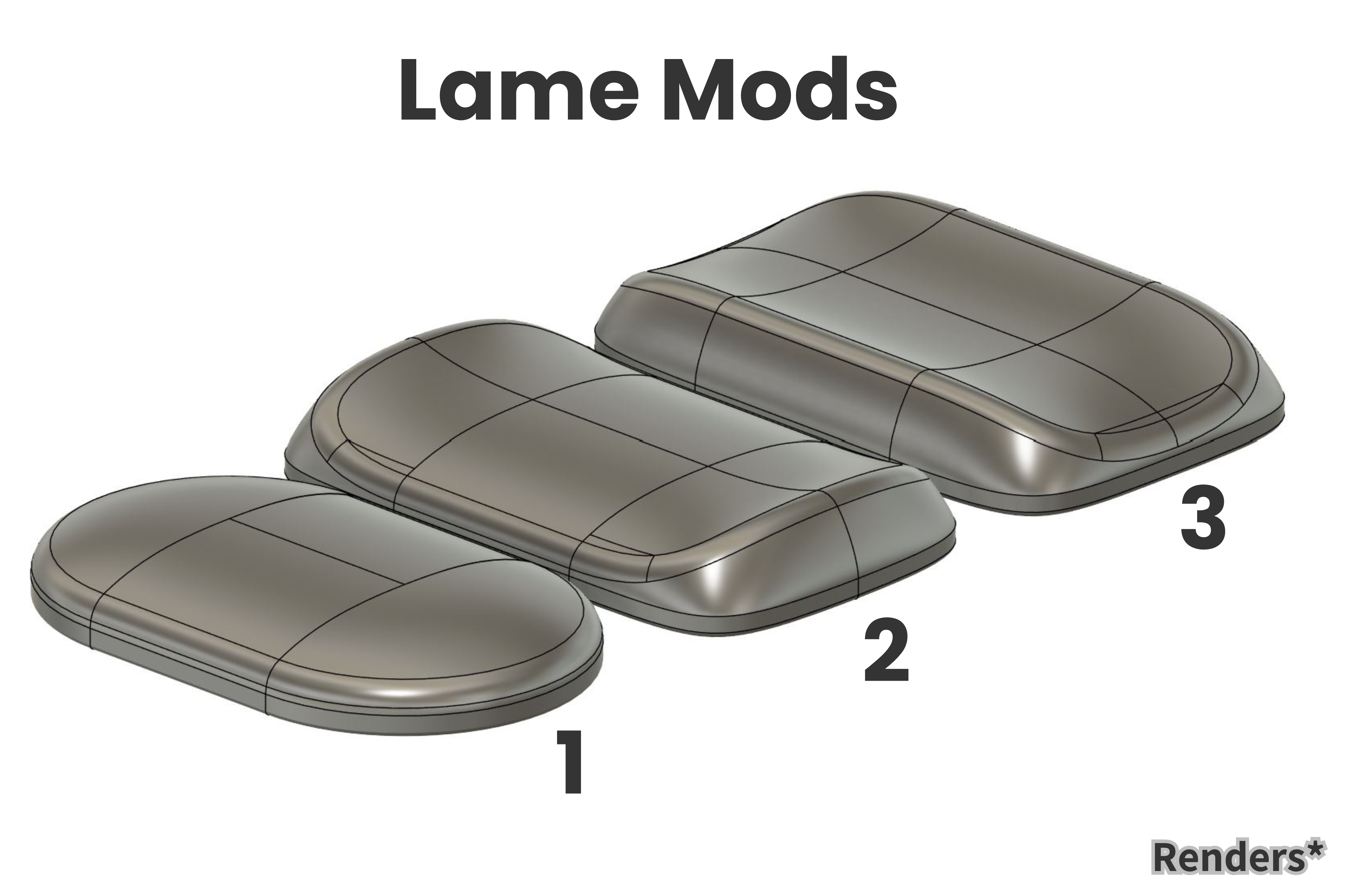 Choc V1 Lame Modifier Keycaps (Pack of 2)