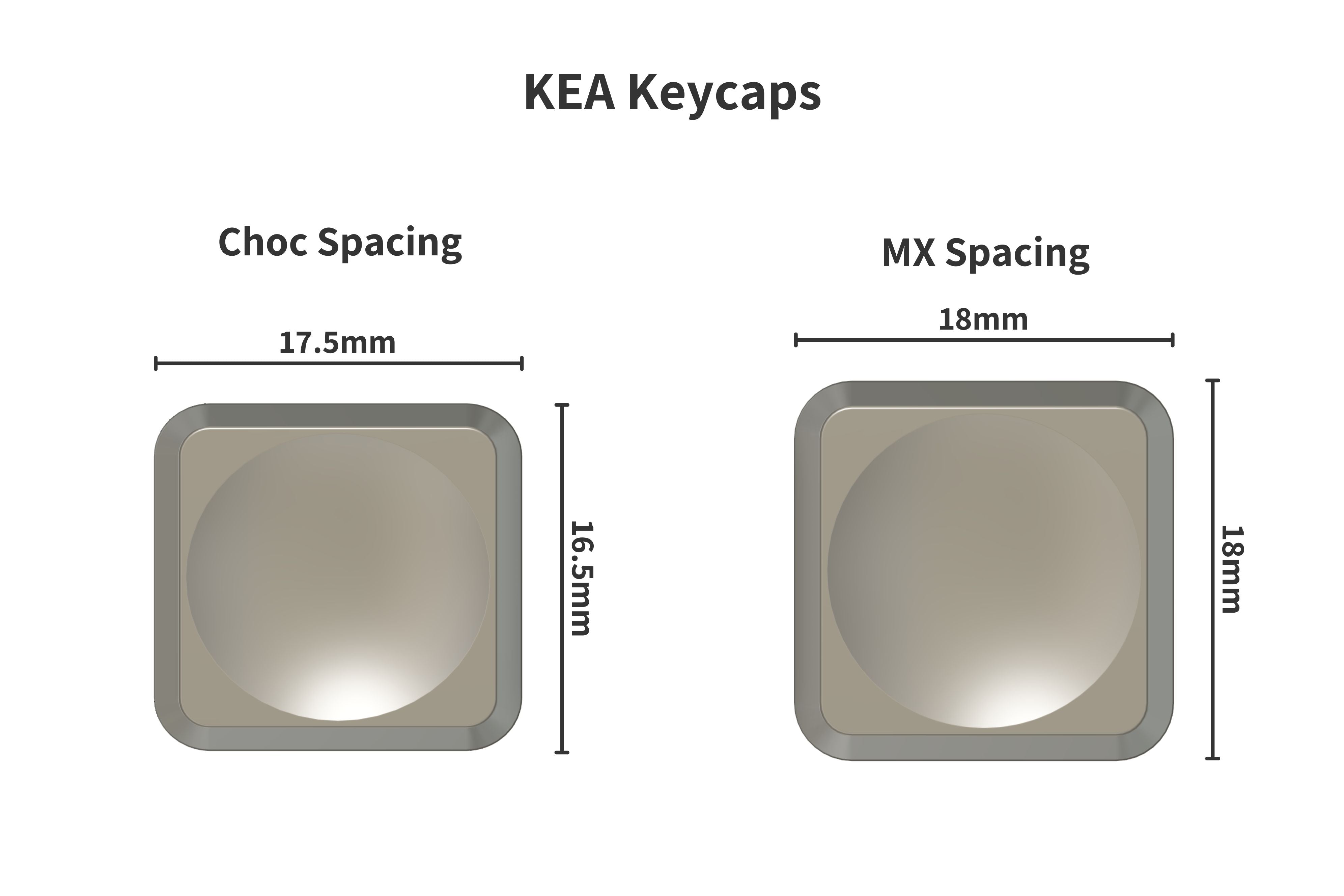 KEA 1u Keycaps (Pack of 4)