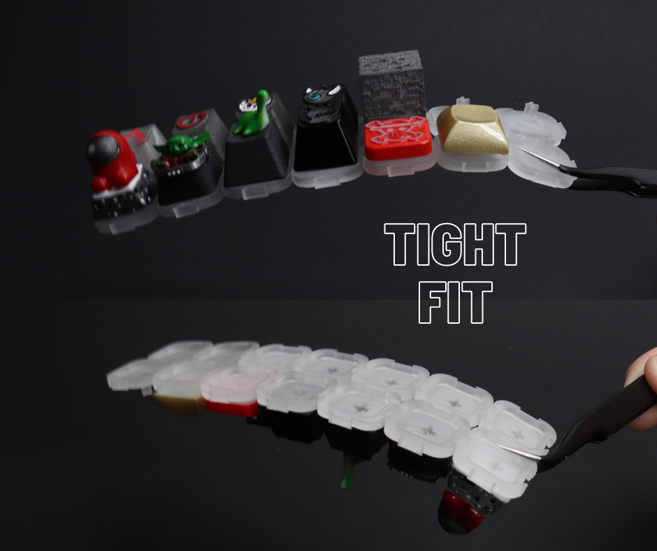 Artisan Keycap display, holder, storage (Pack of 10)