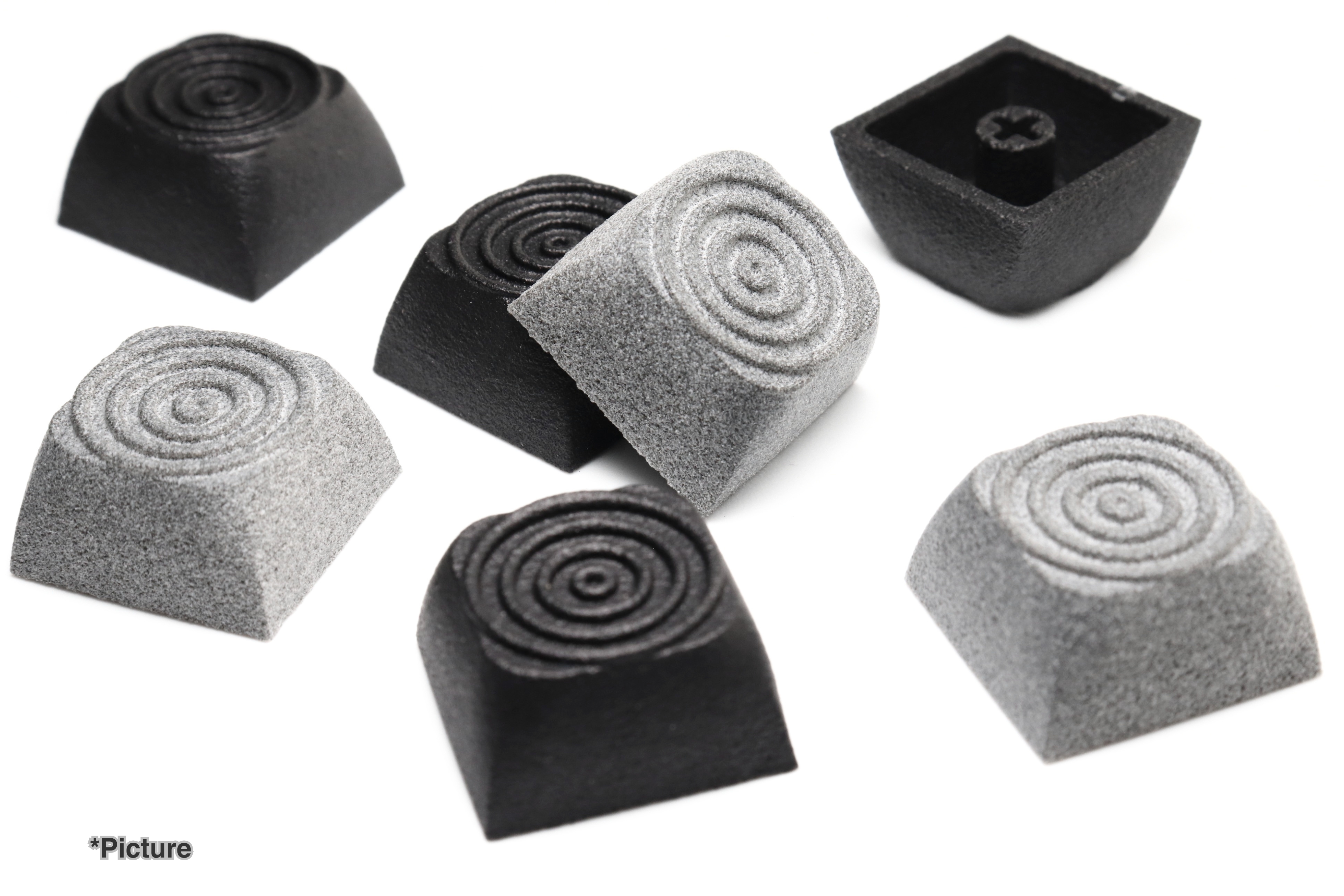 XDA Ripple Keycaps in Different Variations