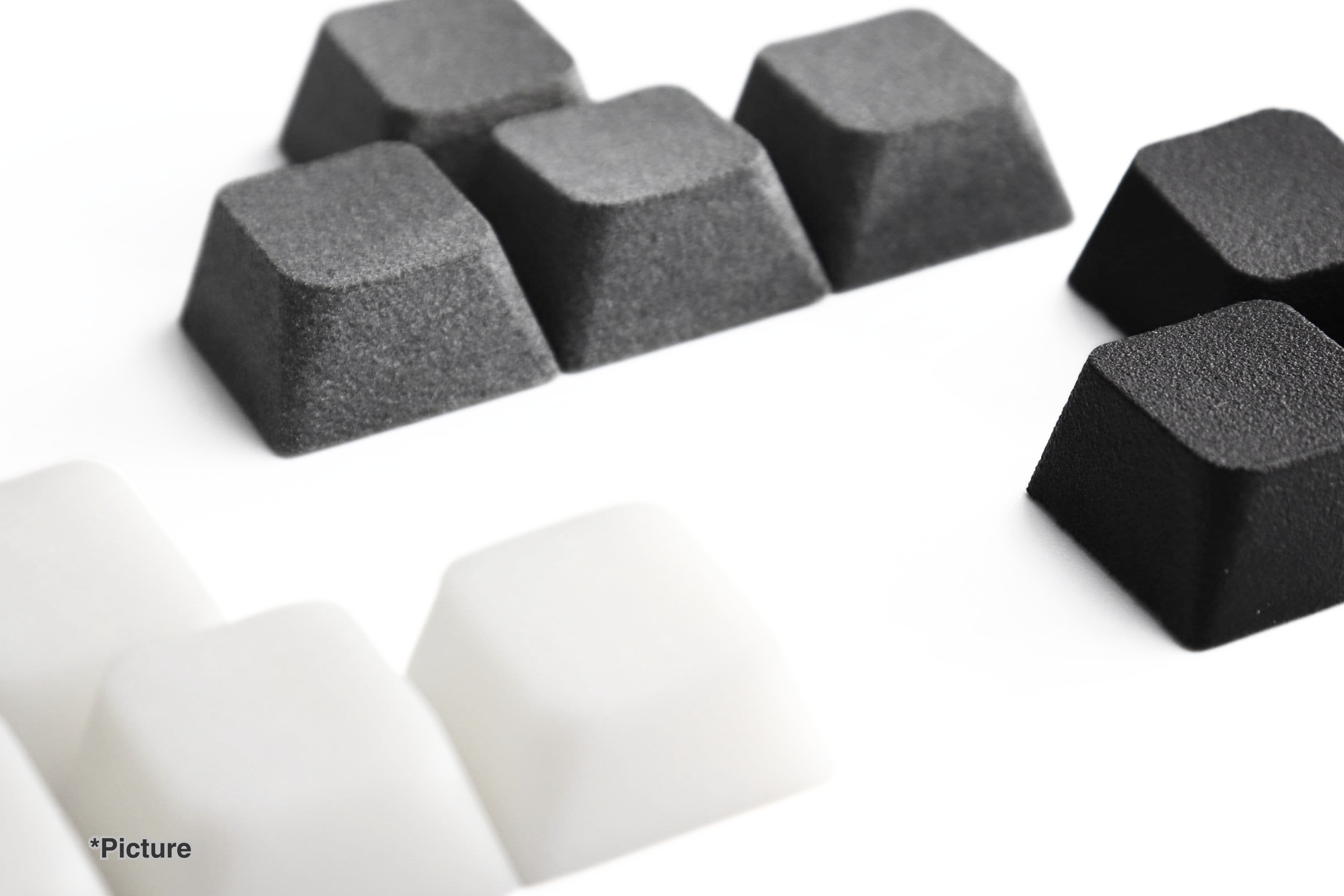 Cherry Arrow WASD Shown in Different Materials