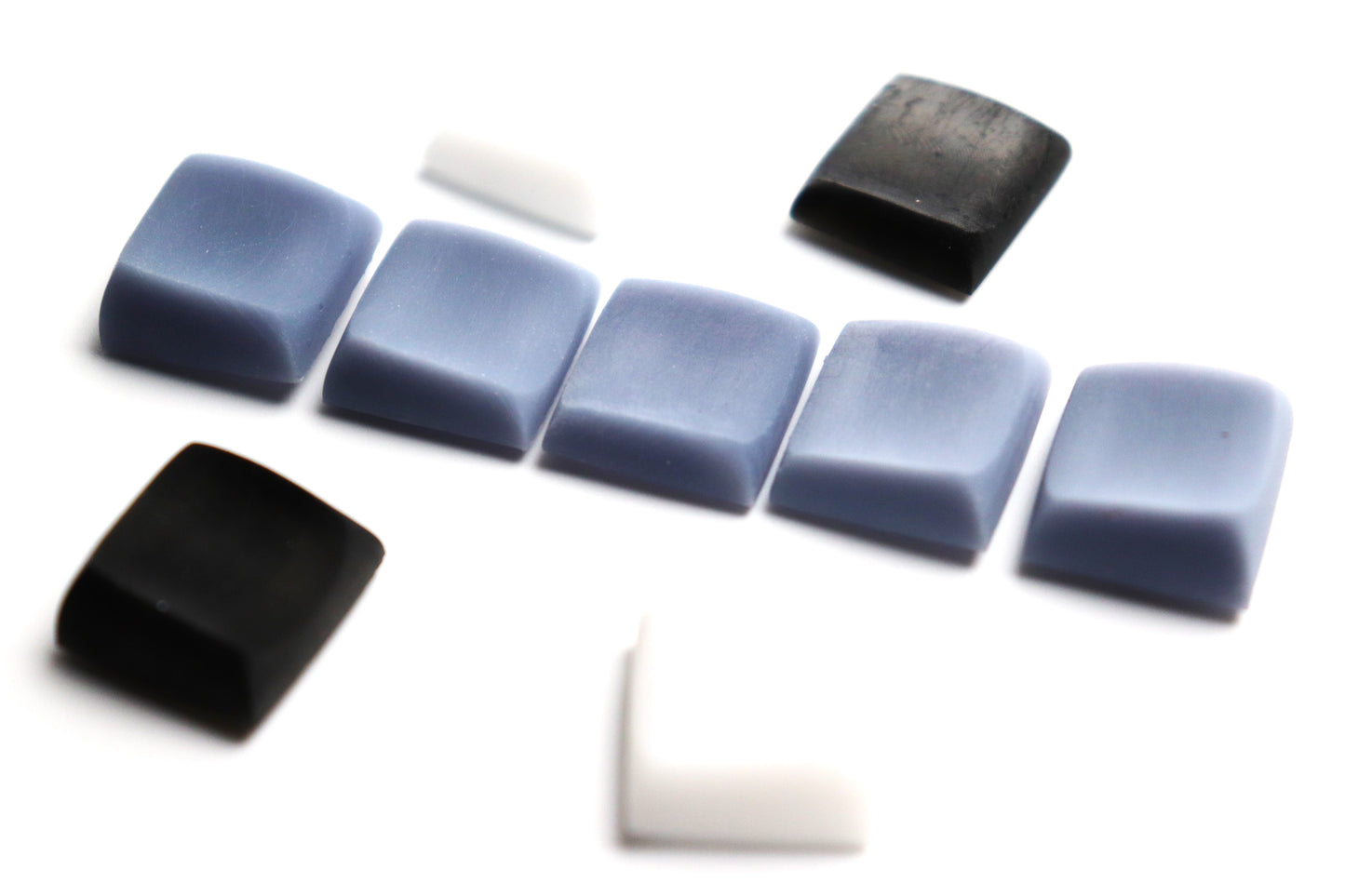 Chicago Low profile Keycaps - choc (1 row, 5 keycaps)