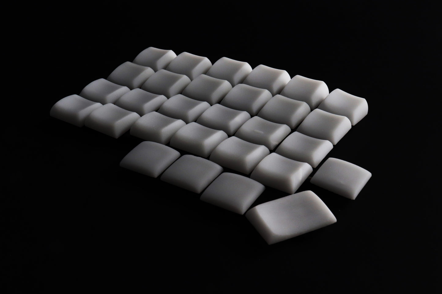 KLP-Chicago Steno Keycap Set, low profile ergonomic sculpted keycaps