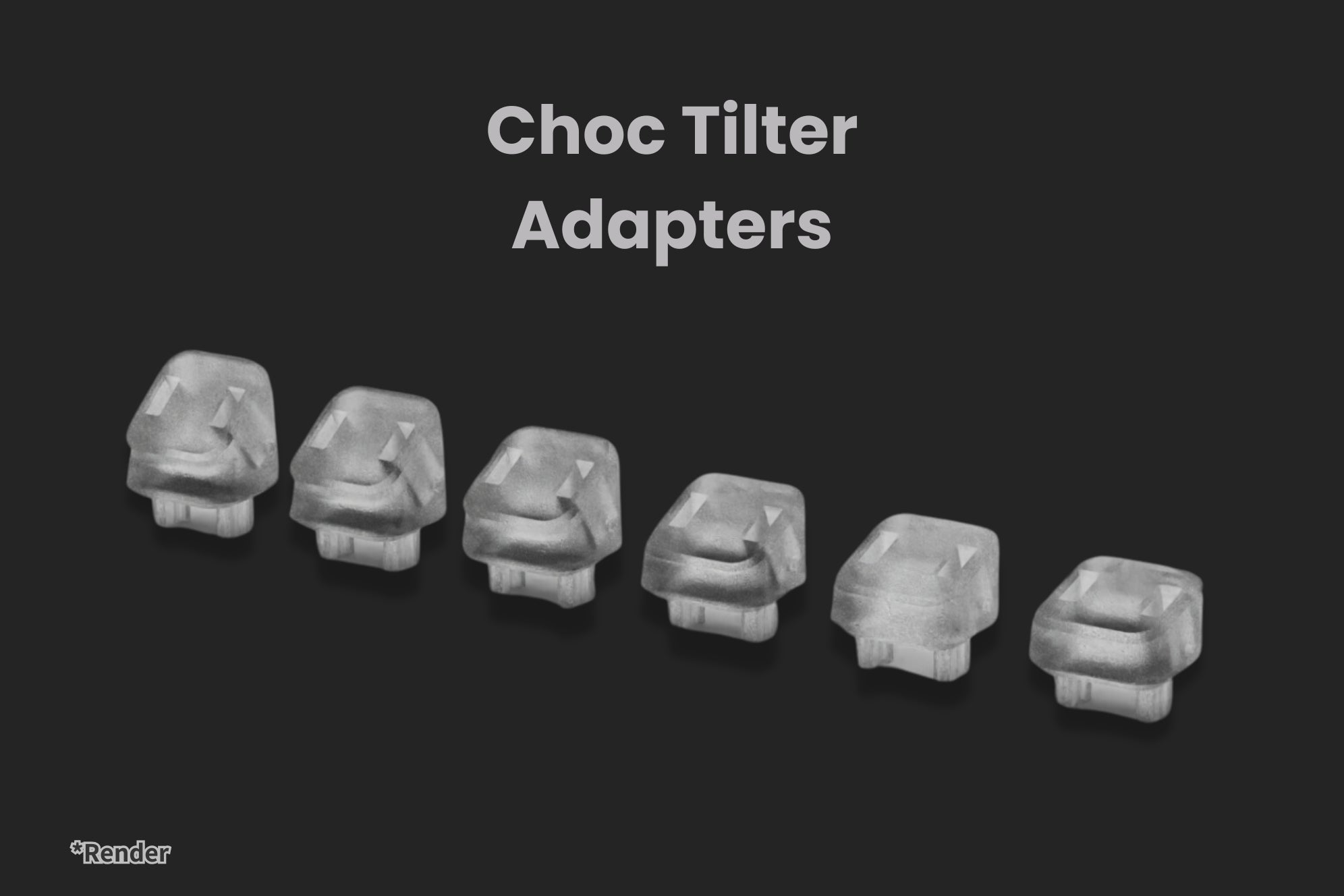 Kailh Choc v1 Tilters adapters (10 Pack)