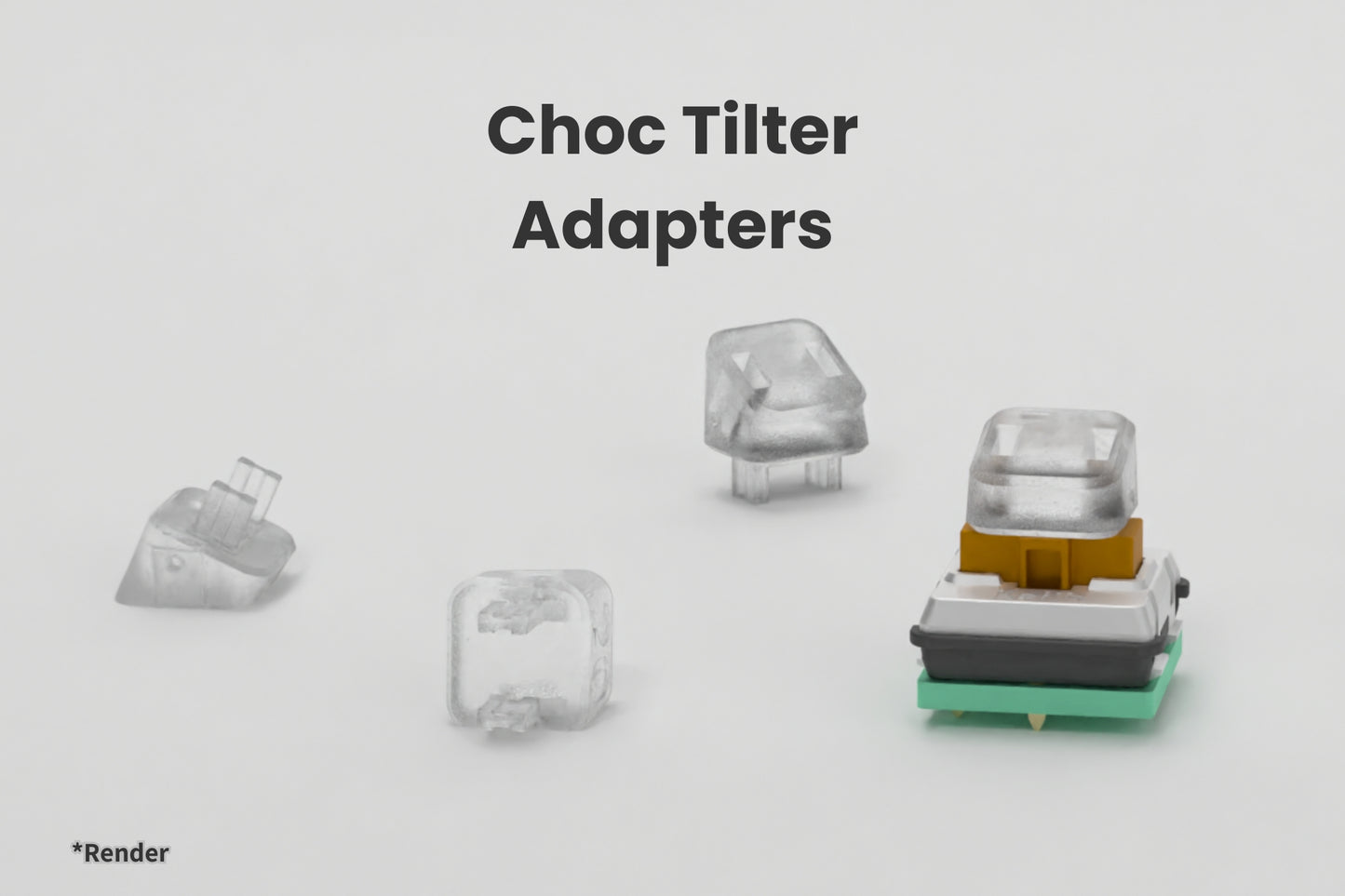 Kailh Choc v1 Tilters adapters (10 Pack)