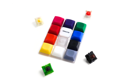 Colored Resin Options for Keycaps