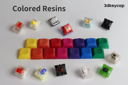 SQDG colored Keycaps - choc (1 Column, 3 keycaps)