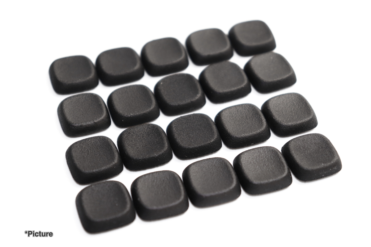 Concave lame in black nylon variant