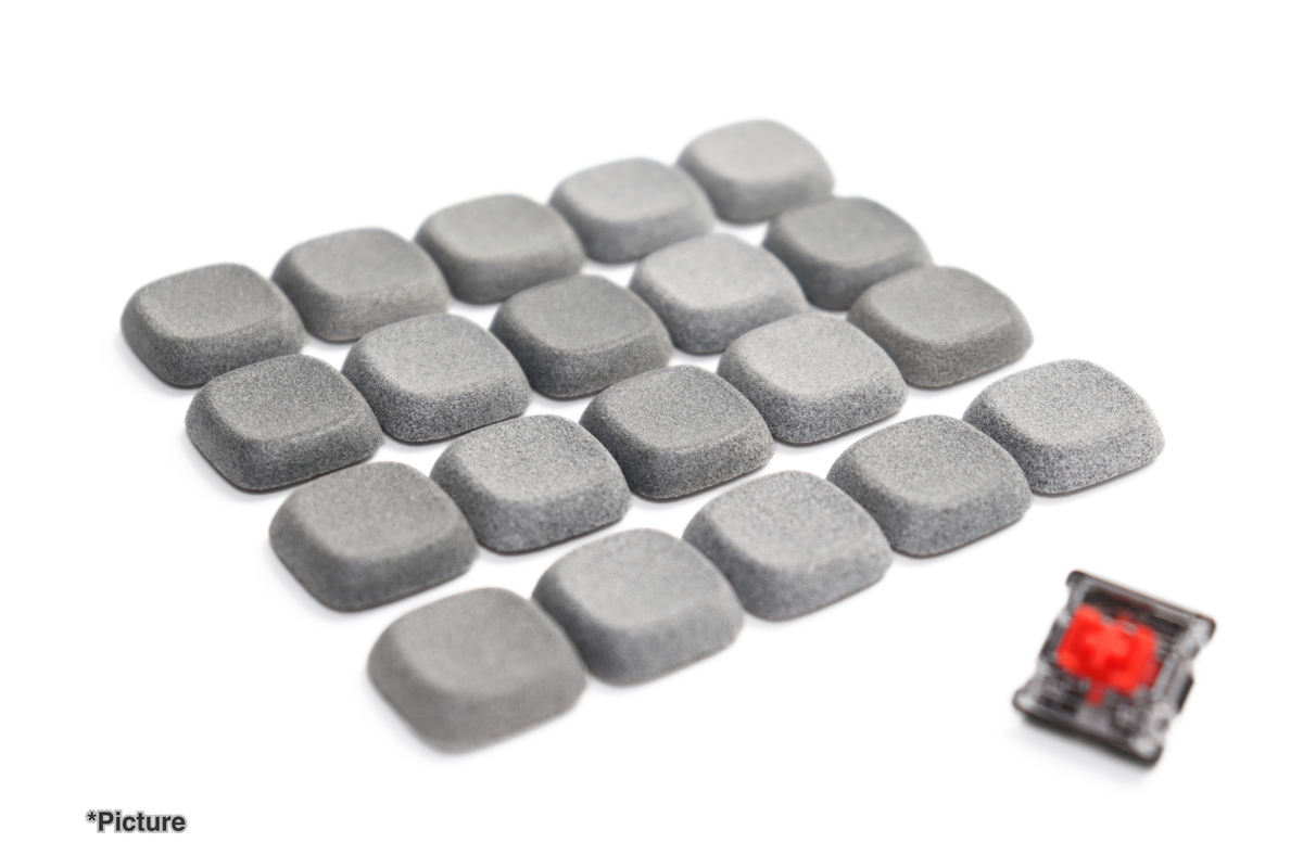Concave lame in grey nylon variant