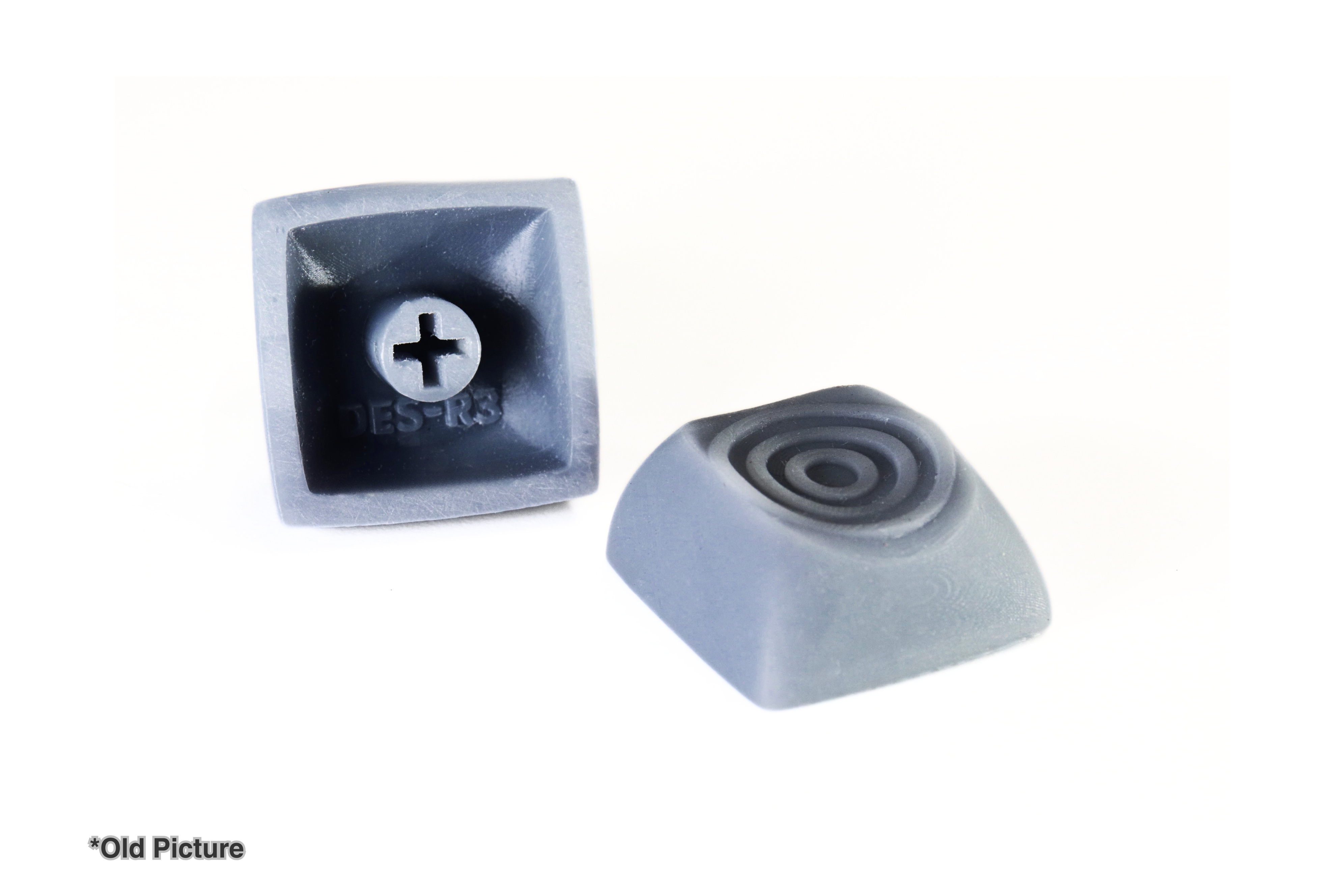 DES Ripple Keycaps in Resin Grey for Mechanical Keyboard