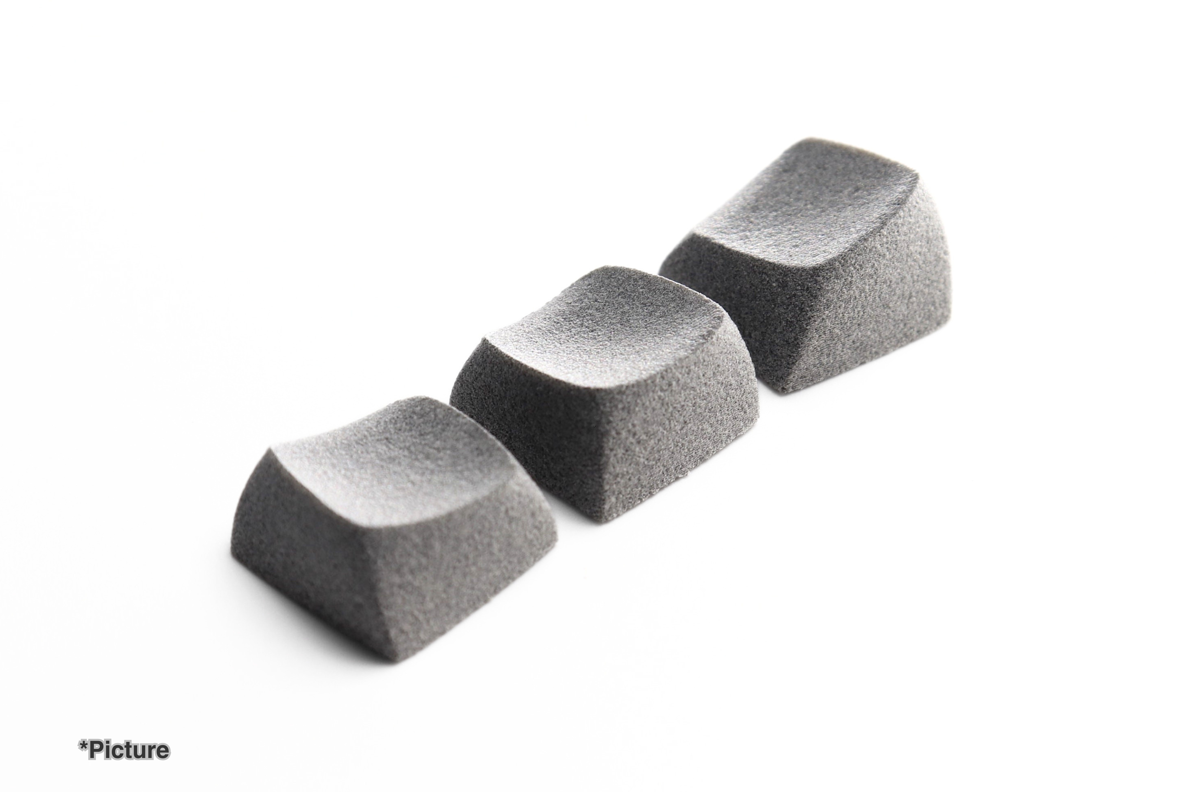 DES Thumb Keycaps Shown in Asymmetric Option