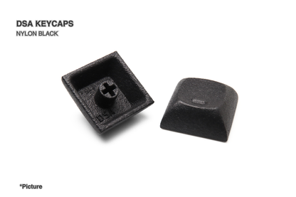 DSA Homing Keycaps Shown in Nylon Black Material