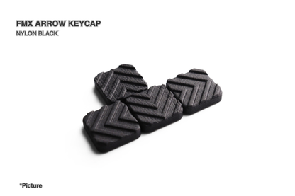 FMX Arrow Keycaps Shown in Nylon Black