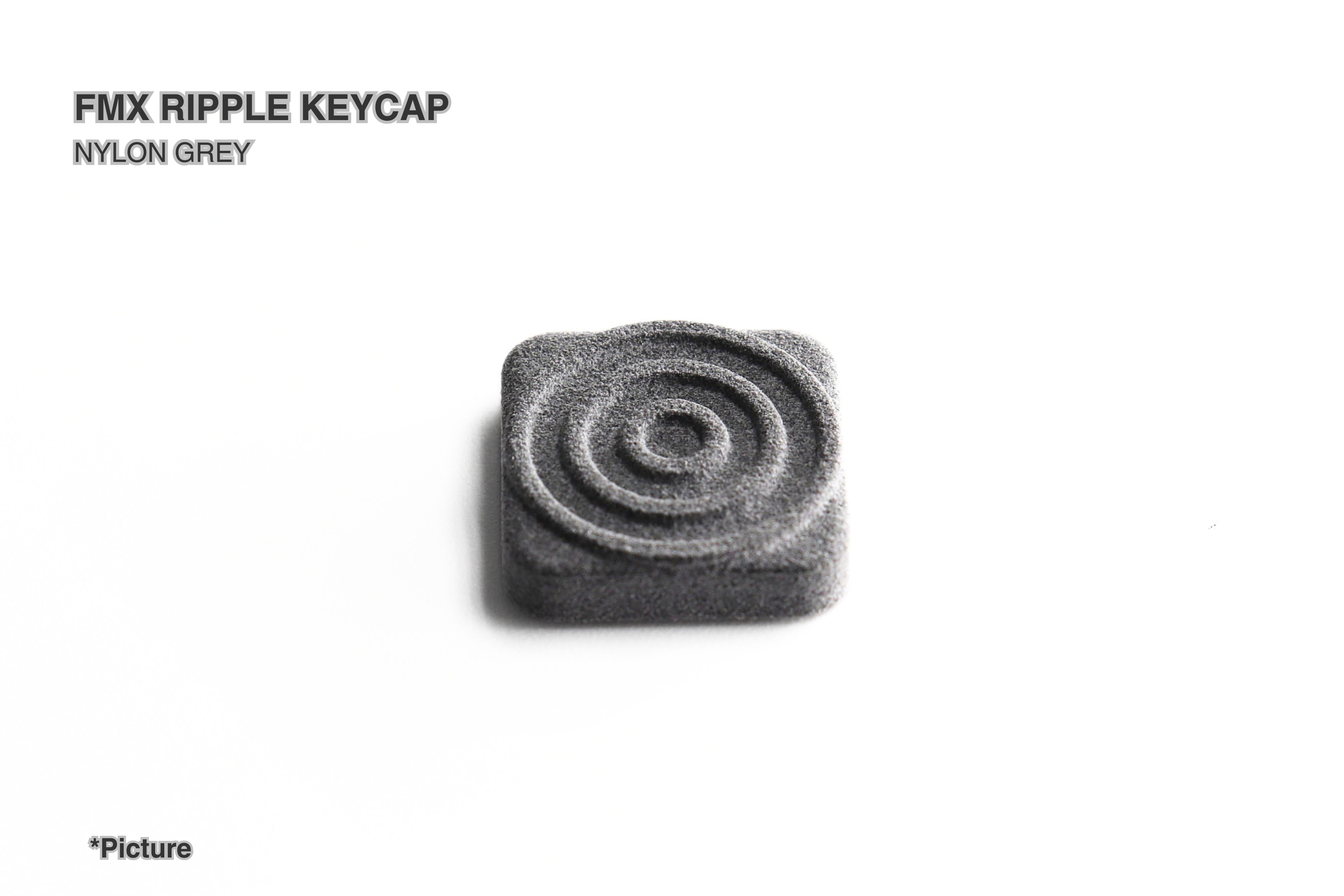 FMX Ripple Keycap in Nylon Grey