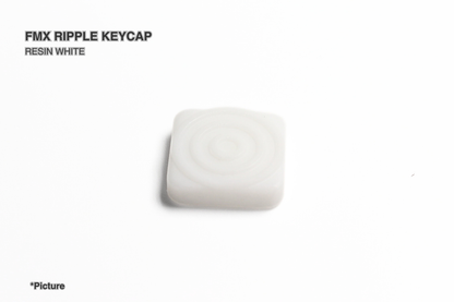 FMX Ripple Keycap in Resin White