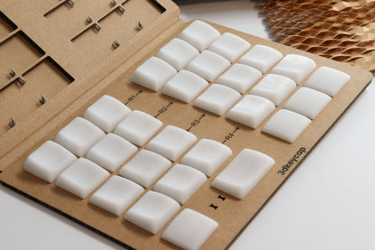 KLP-Chicago Steno Keycap Set, low profile ergonomic sculpted keycaps