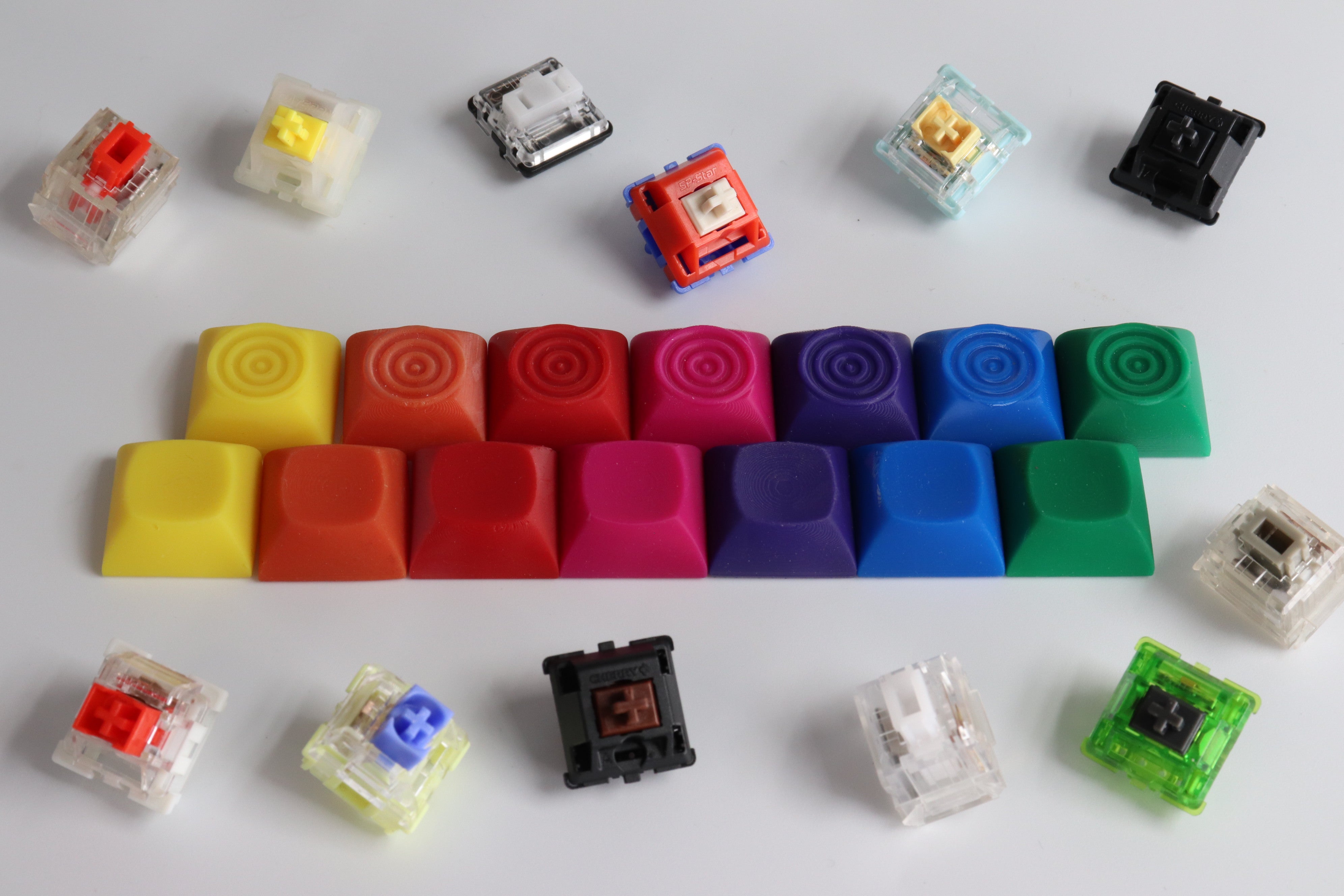 Dygma Raise thumb cluster keycap set