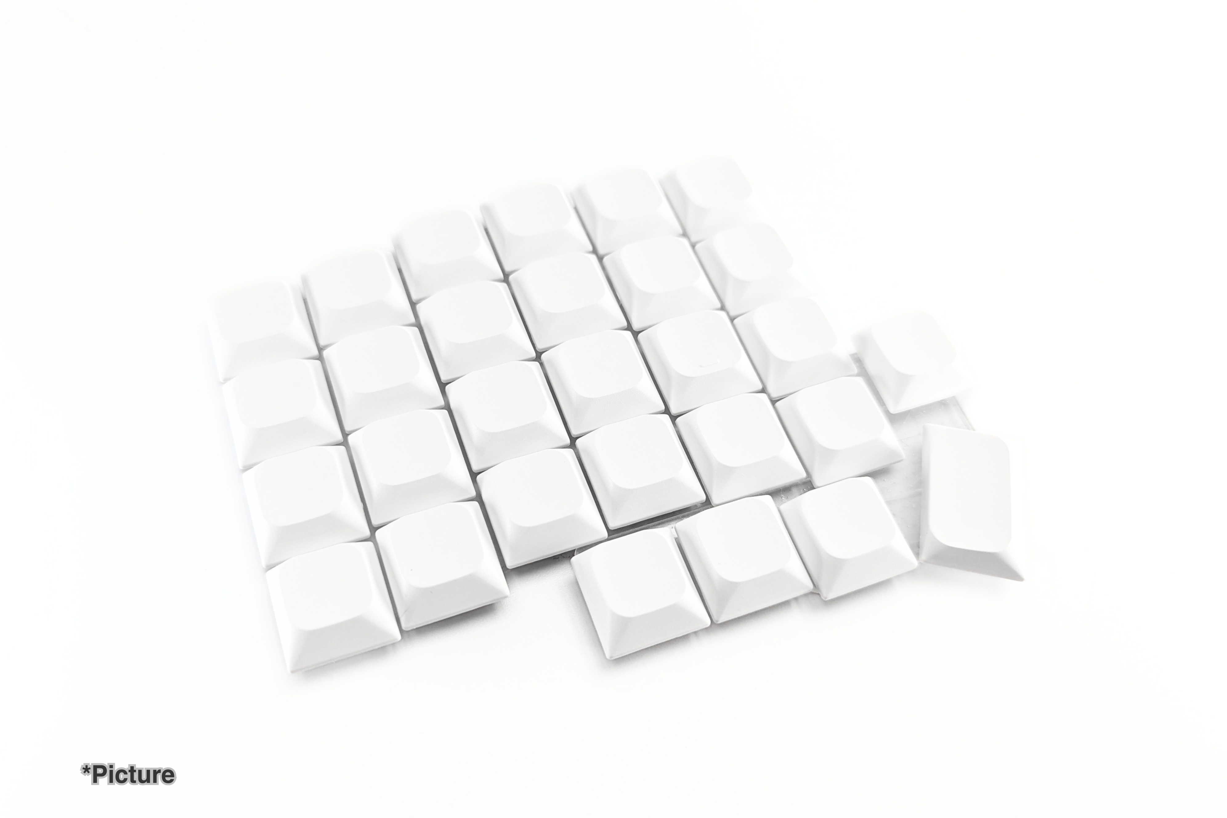 JWA PBT Keycaps Shown in Lily58 Layout