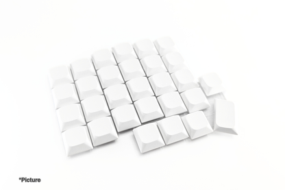 JWA PBT Keycaps Shown in Lily58 Layout