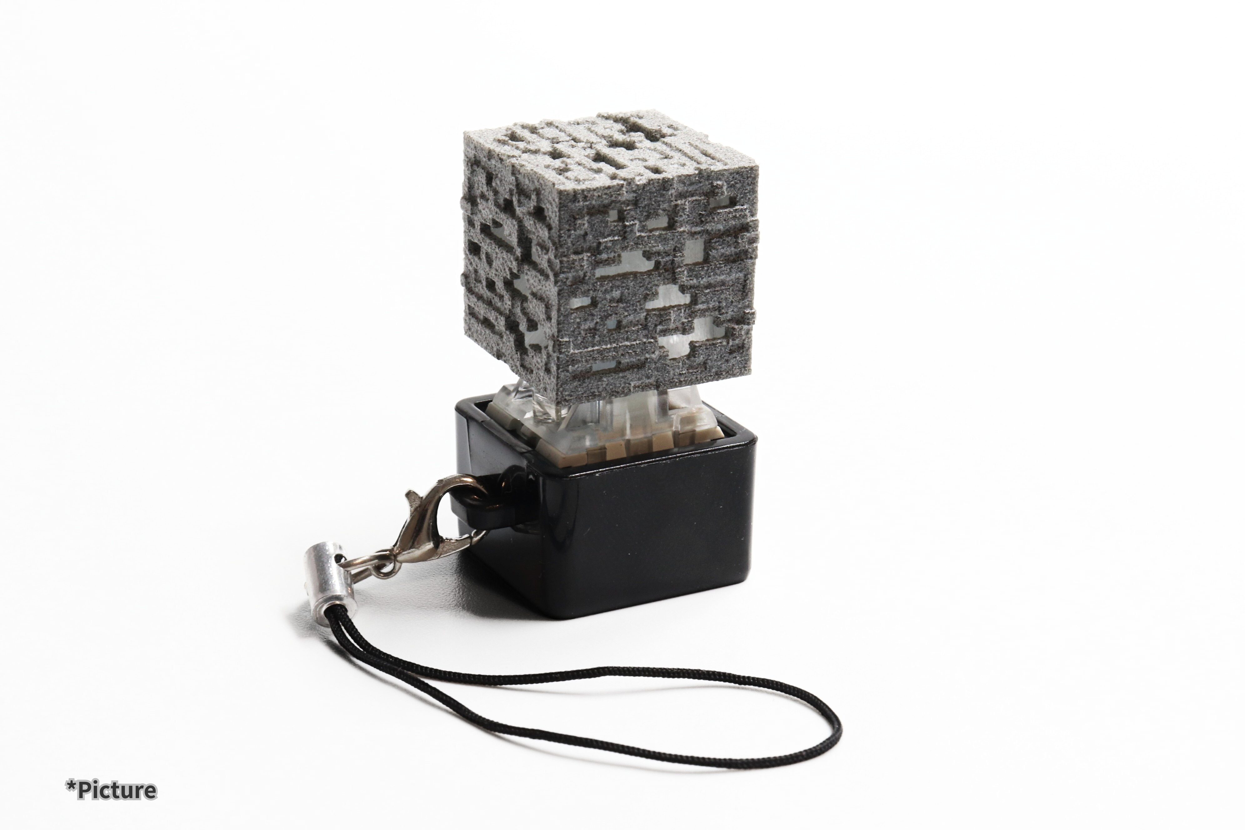Keychain minecraft ore keycap