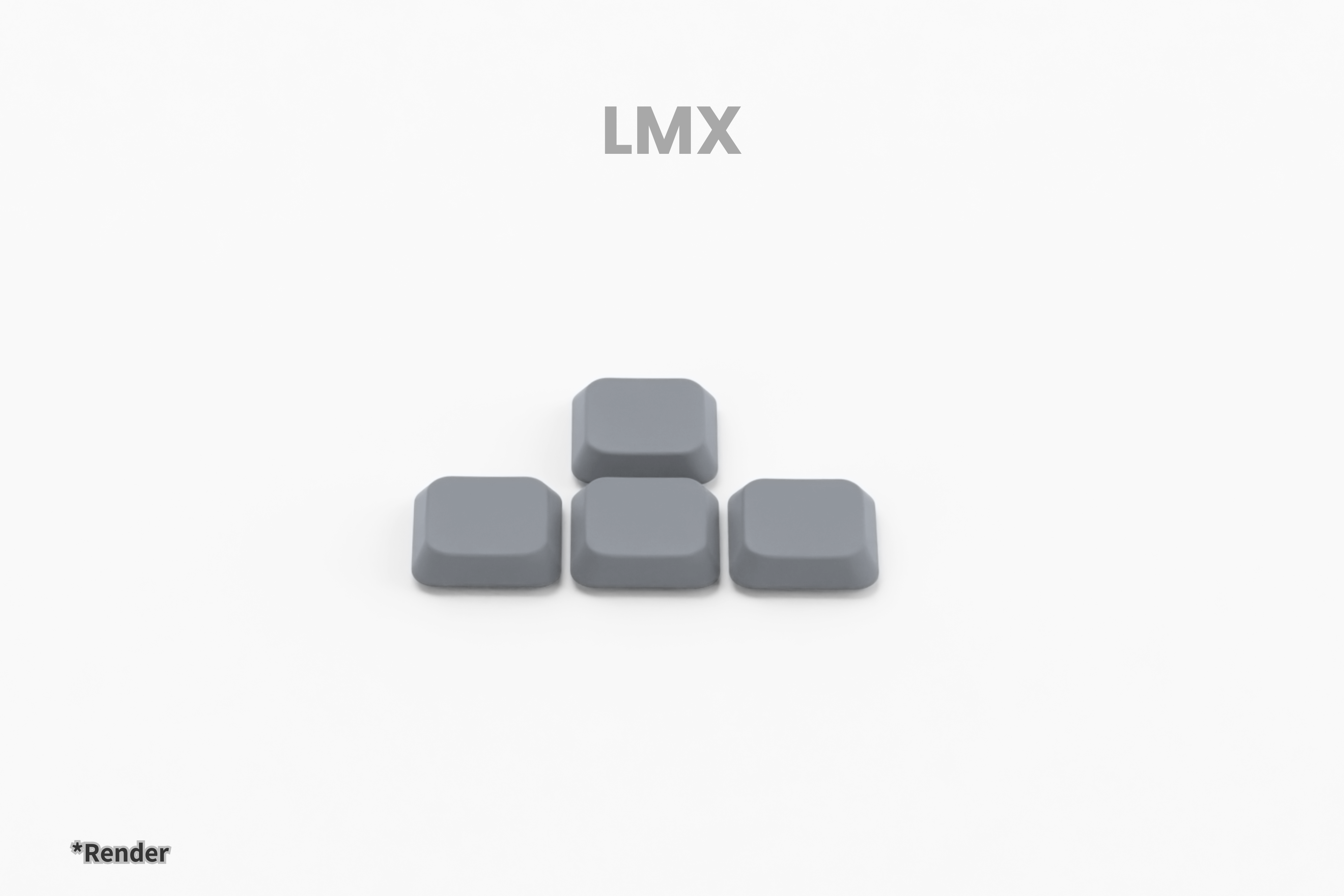 LMX Keycap Set for WASD (Row 2 & Row 3)