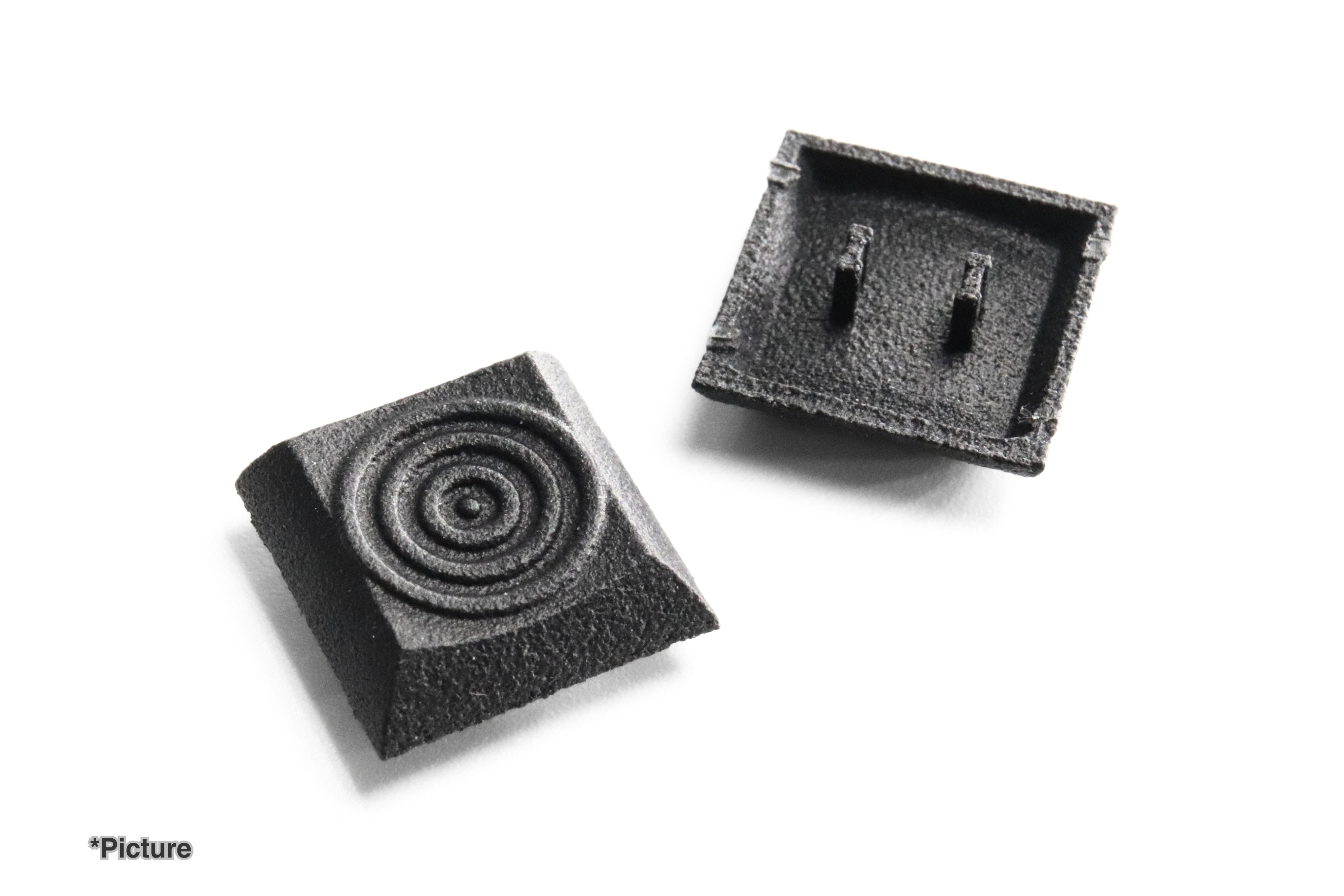 Logitech Ripple Keycaps Shown in Nylon Black