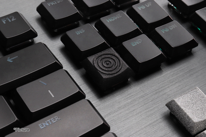 Logitech Ripple Keycaps in Nylon Black Installed on Logitech Keyboard