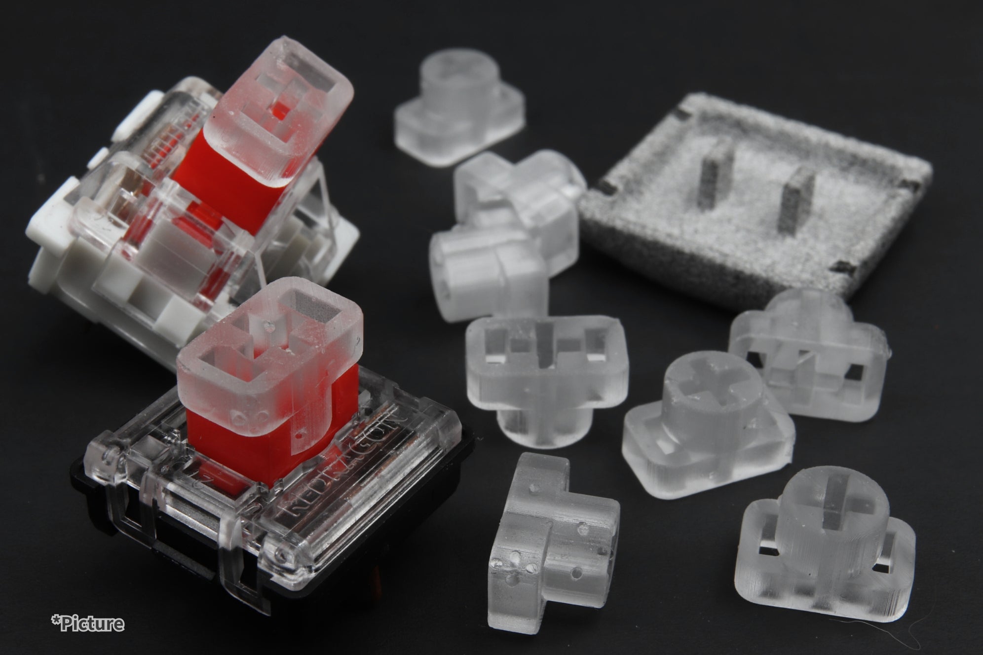 MX Switch to Choc Keycap Converter (pack of 10)
