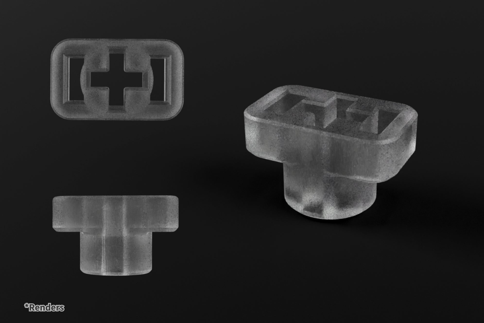 MX Switch to Choc Keycap Converter (pack of 10)