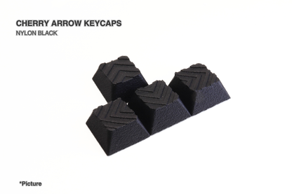 Cherry Arrow Keycap Set Shown in Nylon Black