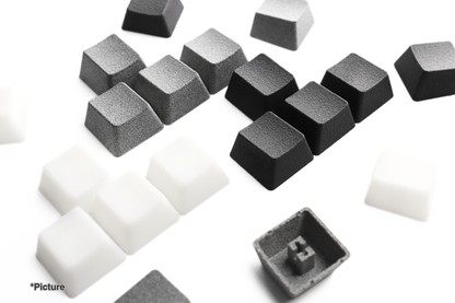 OEM WASD Keycap Sets Shown in Different Material Options