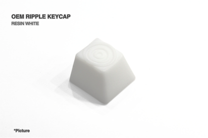 OEM Ripple Keycap in Resin White