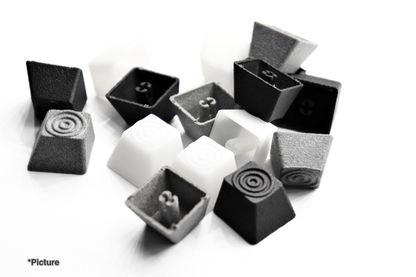 OEM Ripple Keycaps in Nylon  and Resin Materials
