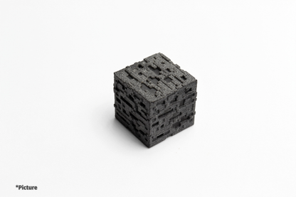 Minecraft ore keycap with white background