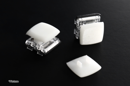 Philadephia 1u Keycaps Shown in Resin White