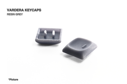 Vardera Keycaps Shown in Resin Grey