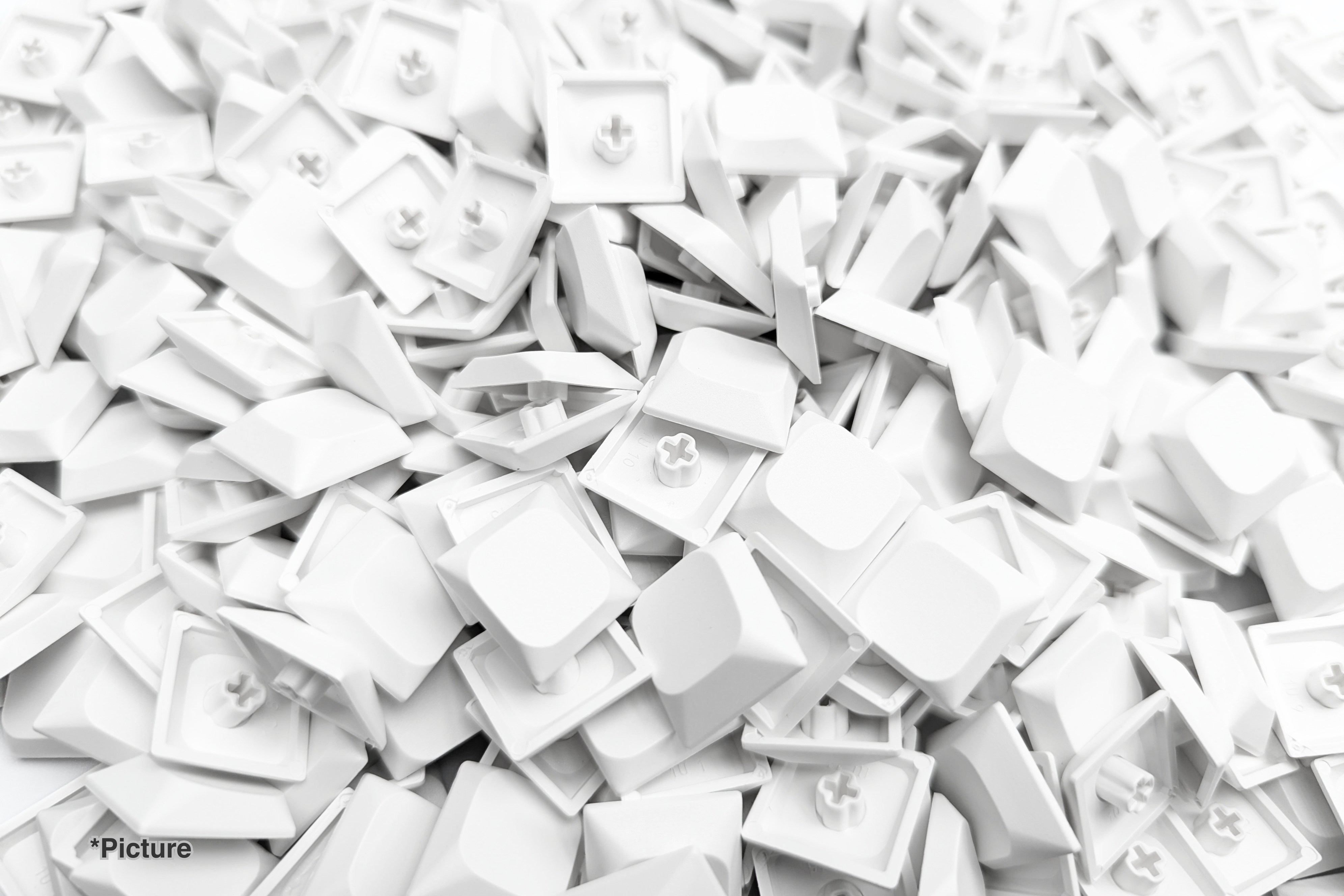 White Stocks of JWA PBT Keycaps