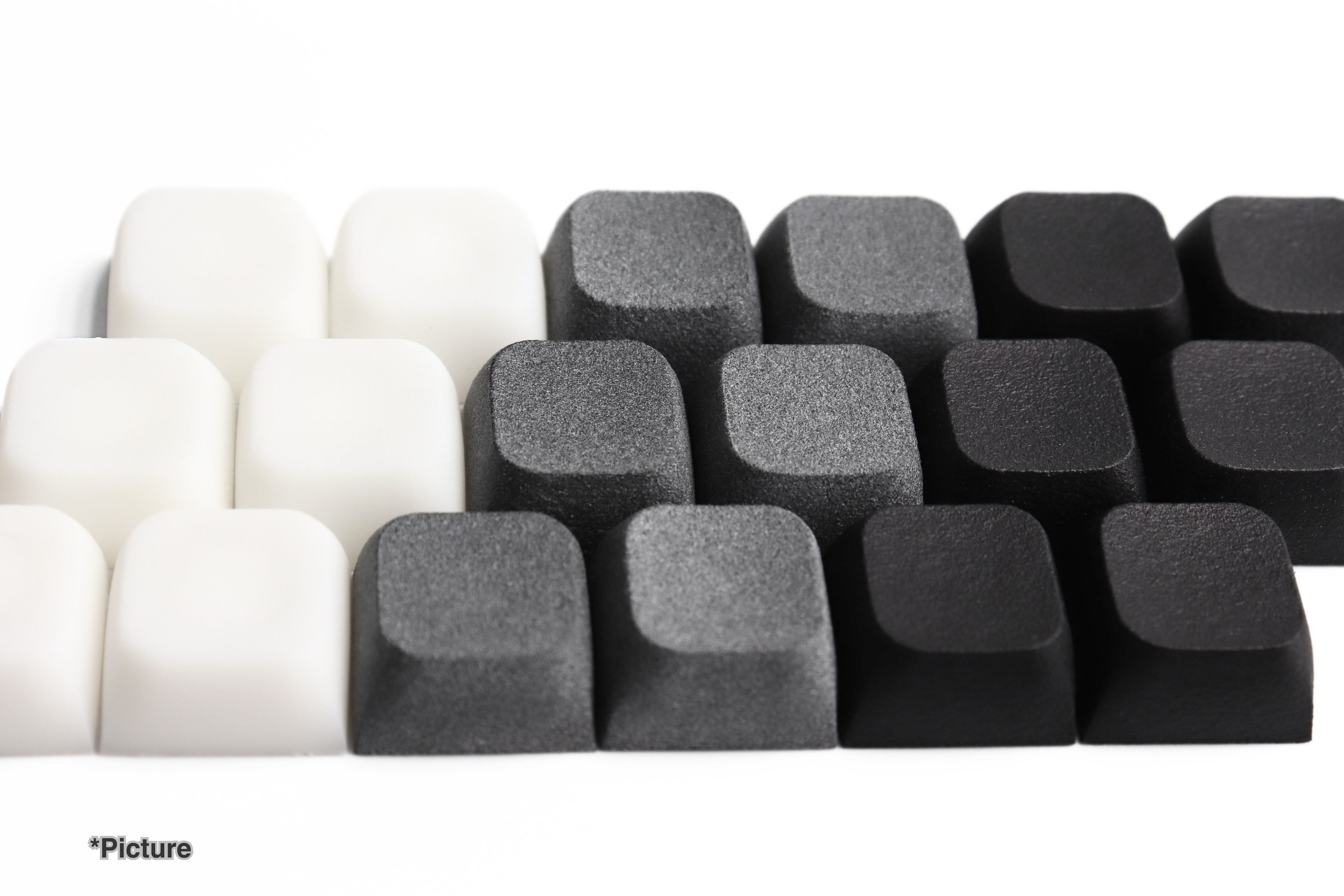 XDA 1u Keycaps Nylon and Resin Materials