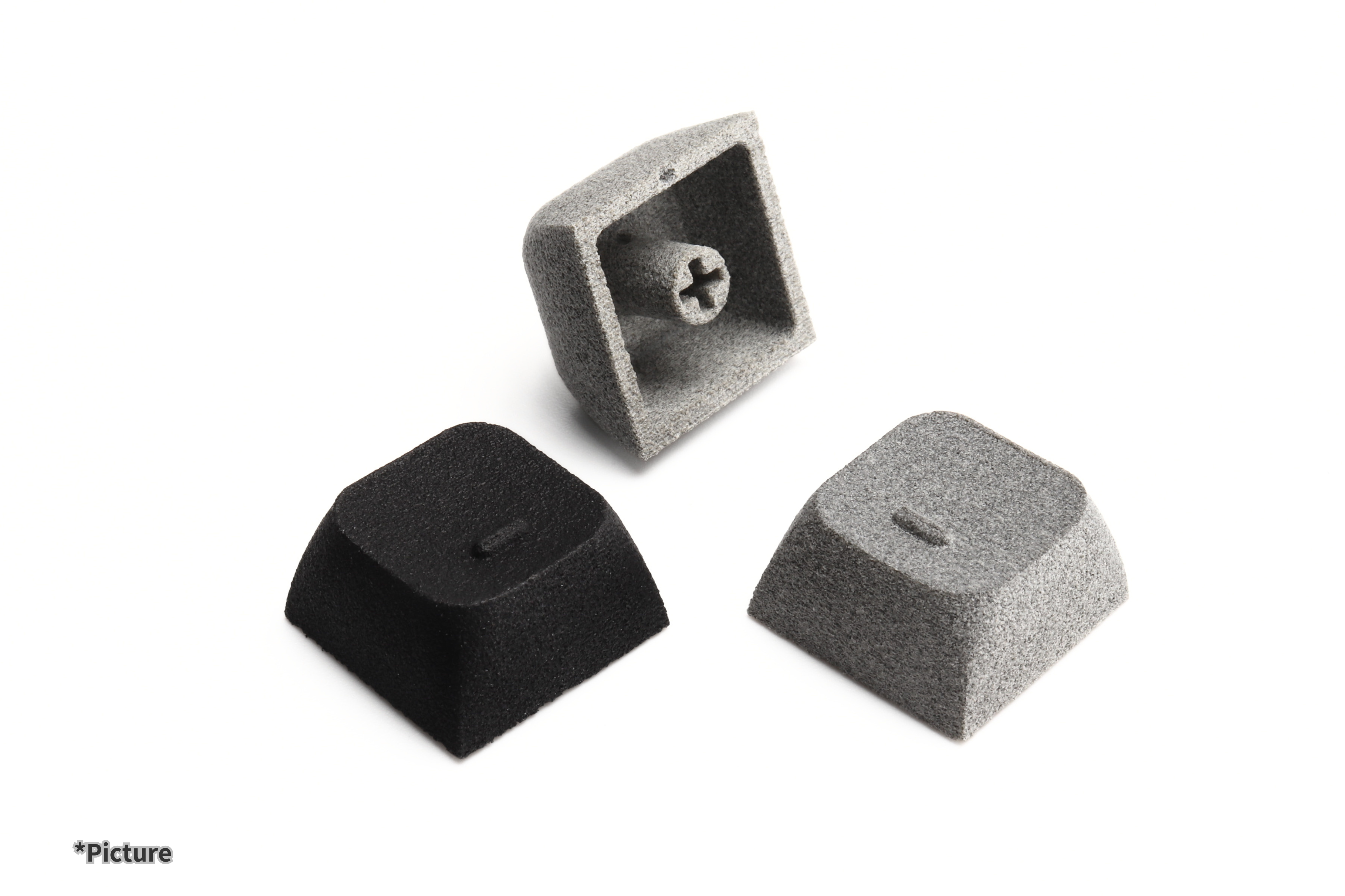XDA Homing Keycaps Shown in Nylon Material