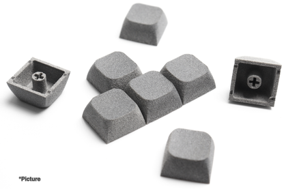 XDA Keycaps Shown in Blank Nylon Grey Version