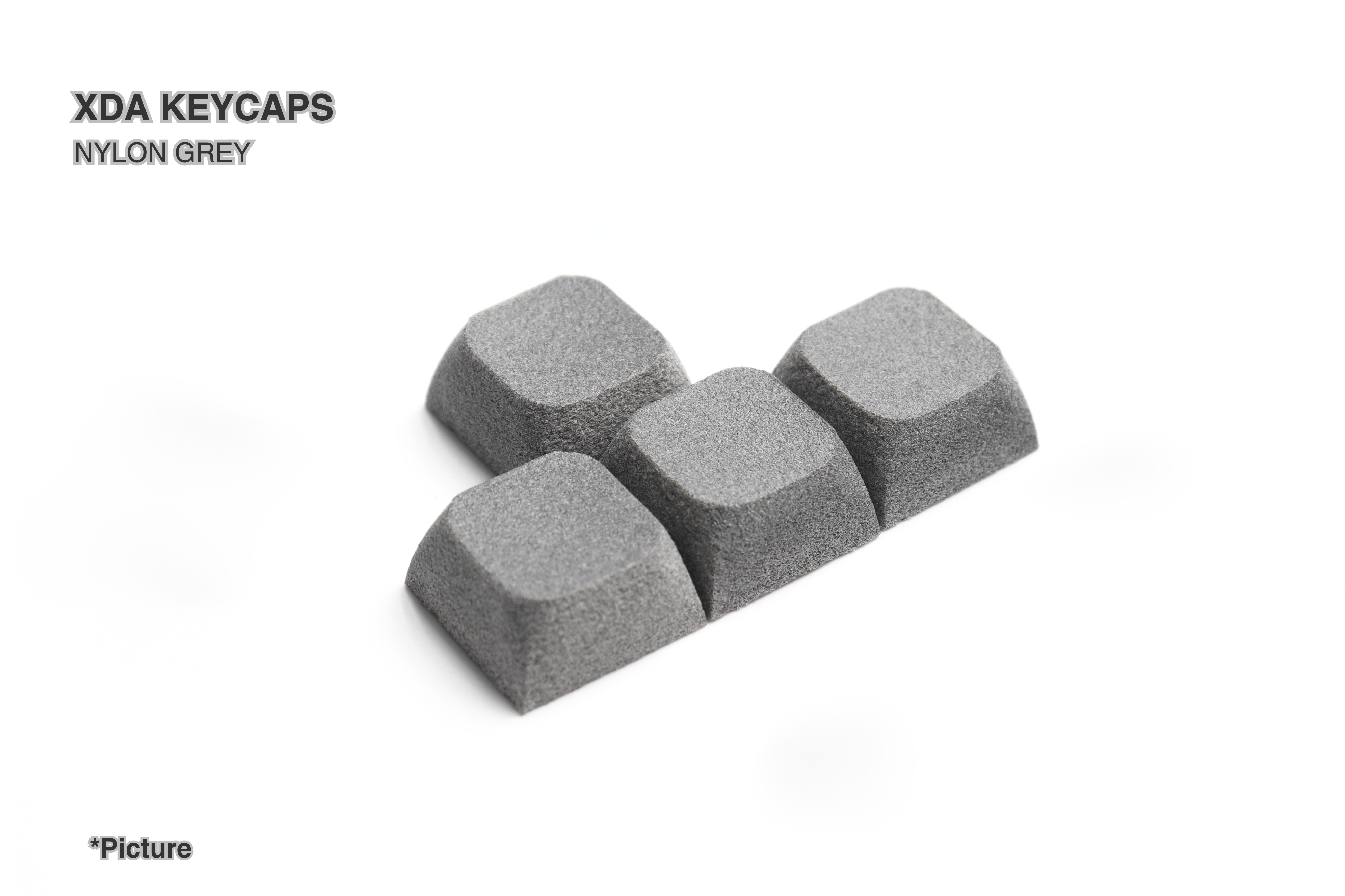 XDA Keycaps Shown in Nylon Grey
