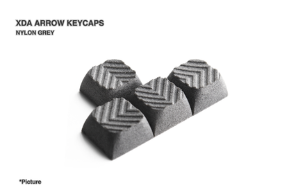 XDA ARROW Keycaps Shown in Nylon Grey