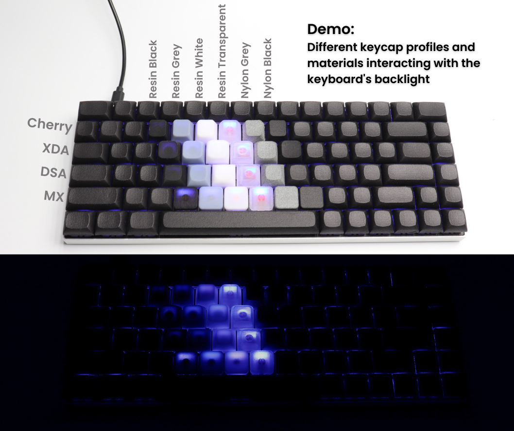 DES Ripple Keycaps (Pack of 2)