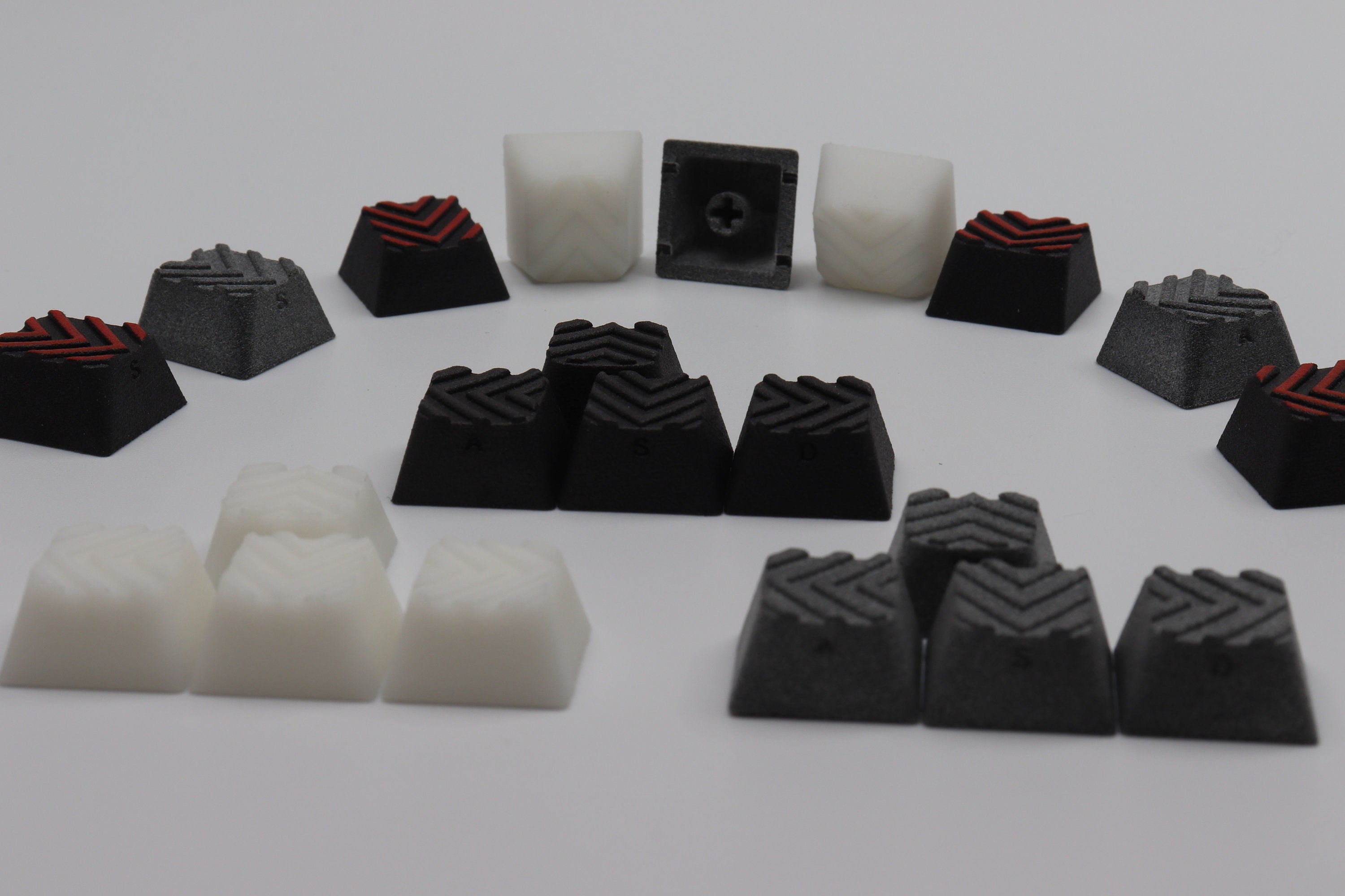 Cherry Arrow Keycap Set (for WASD, Row 2 & Row 3)